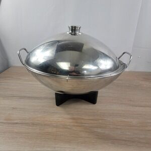 Farberware FSW343Wok Electric Wok 1250 Watts Heat Controller Household Use